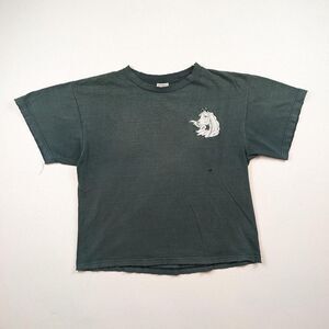 Vintage Faded Green Thrashed Nature Horse Boxy Tshirt